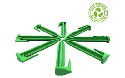 Auto-Mow launches environment friendly biodegradable pegs.